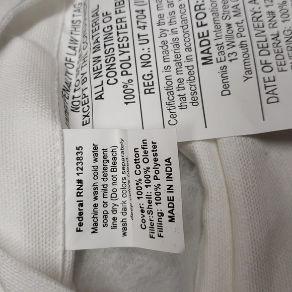 Dennis East International NWT "Pumpkin Patch Pick Your Own" Rectangle Pillow - Picture 5 of 6